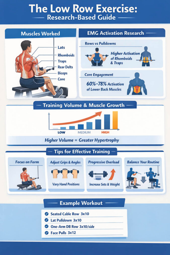 Low Row Exercise - Research
