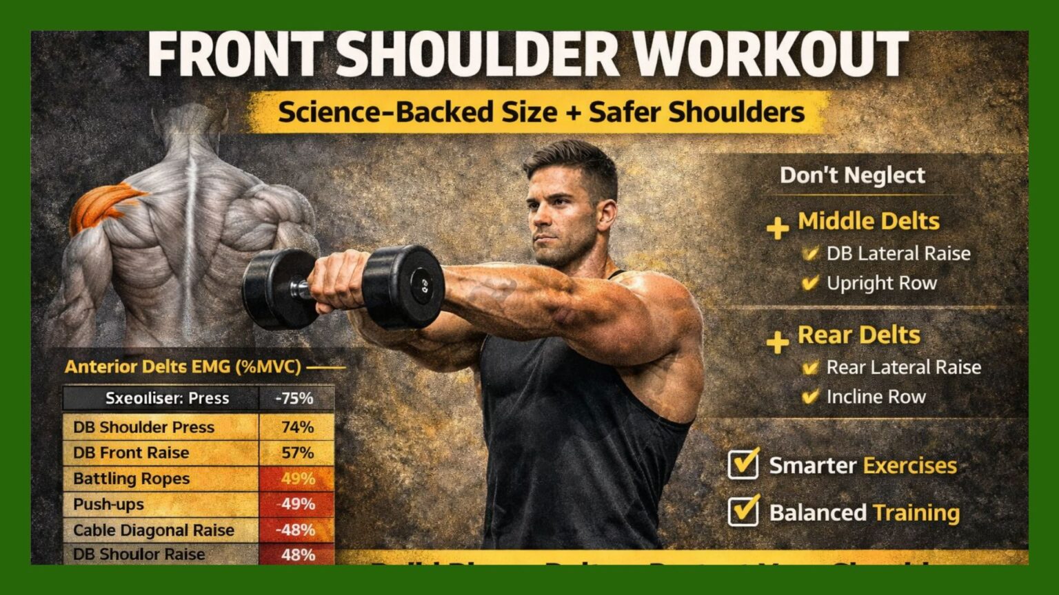 front shoulder workout featured