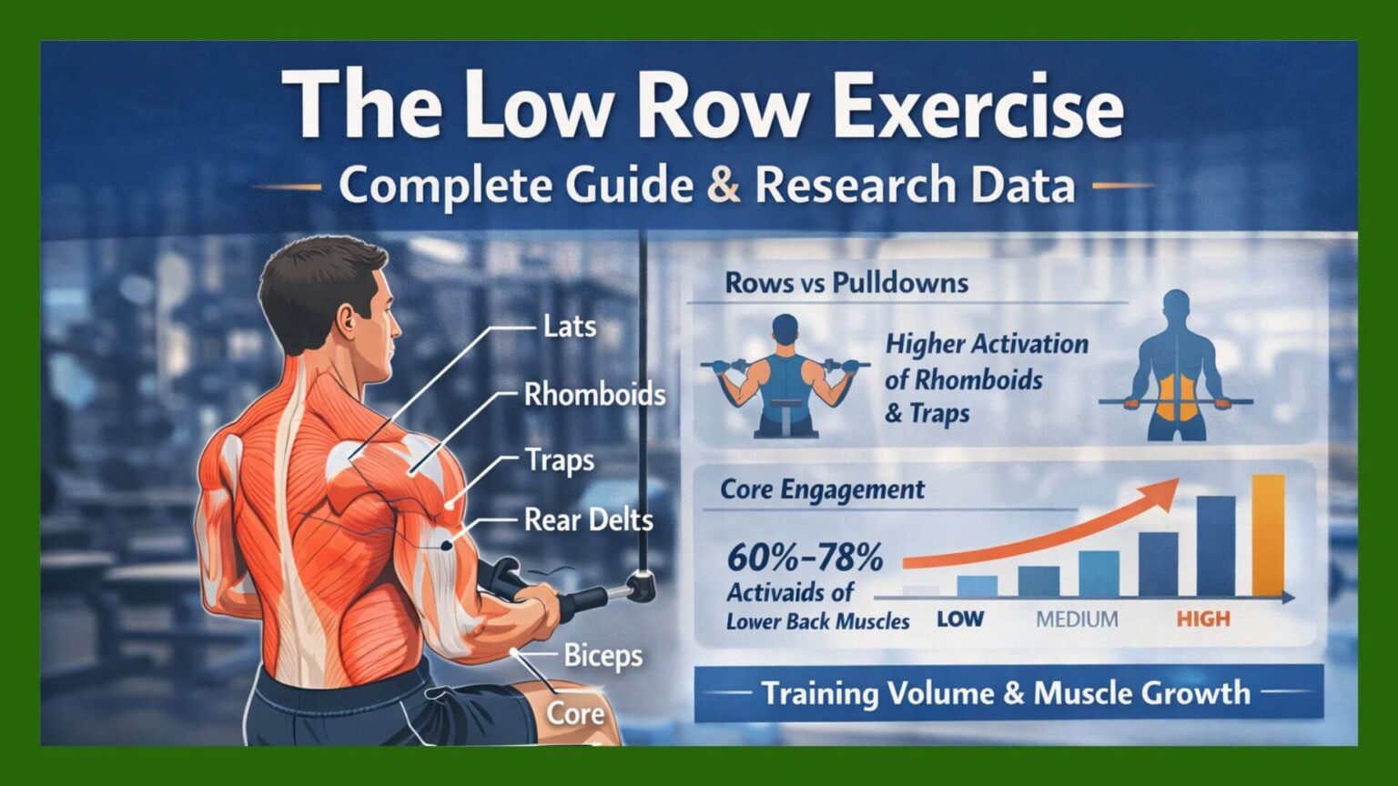 Low Row Exercise in a nutshell